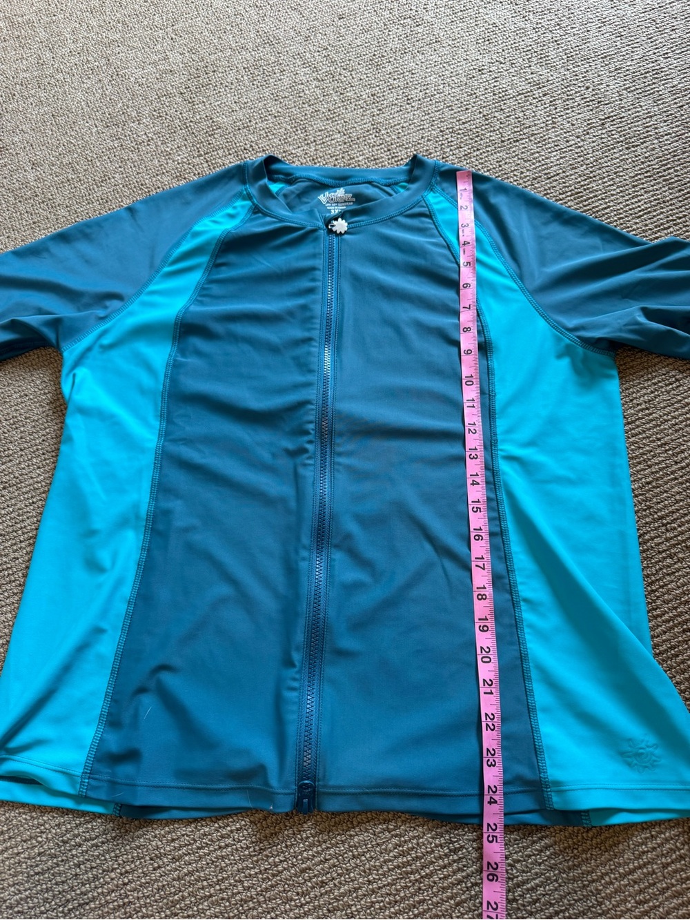 UV SKINZ Two-Way Full Zip Rash Guard - Picture 15 of 15